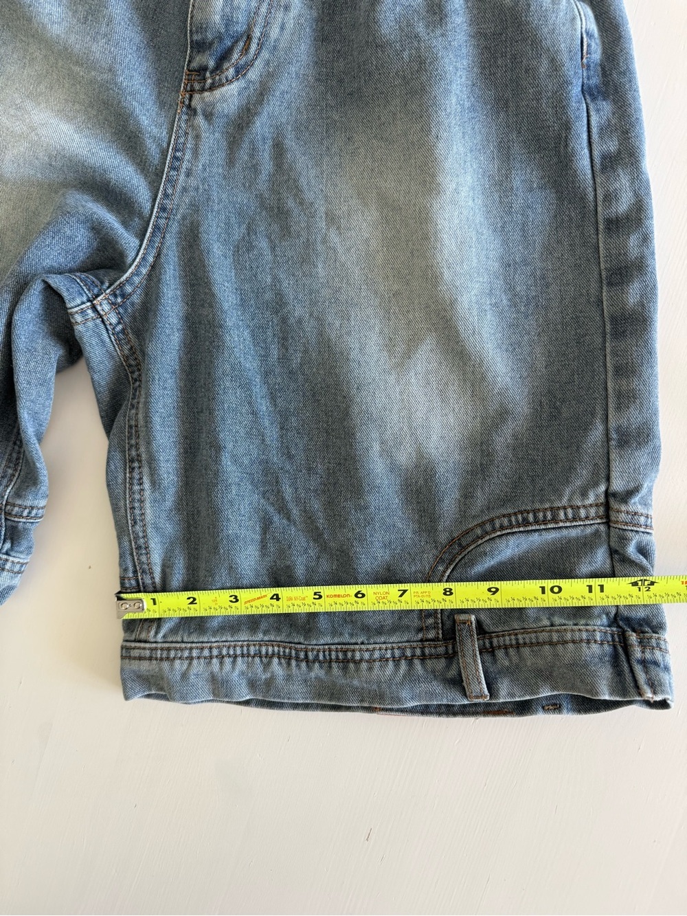 Aelfric Eden Washed Reverse Jorts Jeans Shorts  unique trendy fashionable denim - Picture 13 of 15